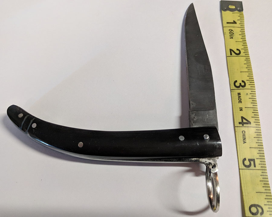 Penny Knife with Lock Blade Wood Handle image 3